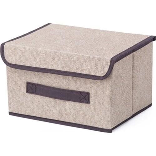 Cloth With Cover Folding Storage Box Multi-Function Home Wardrobe Folding Clothes Sundries Portable Dust Underwear Storage Box