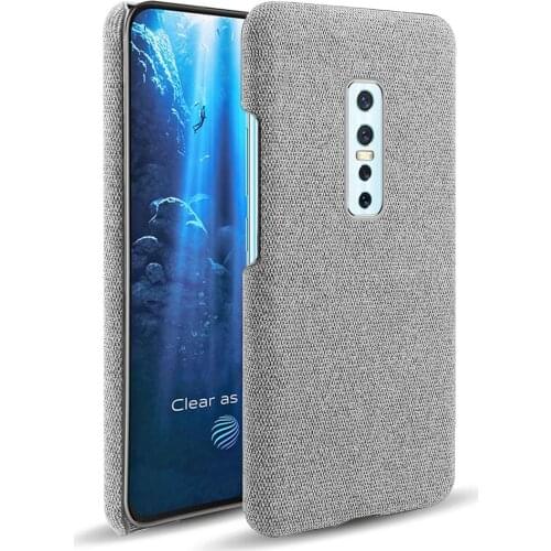 Cloth Cases For Vivo V17 PRO Case Slim Retro Cloth Hard Cover For Vivo V17 PRO V17pro 6.44" 1909 PD1931F_EX 1910 Coque