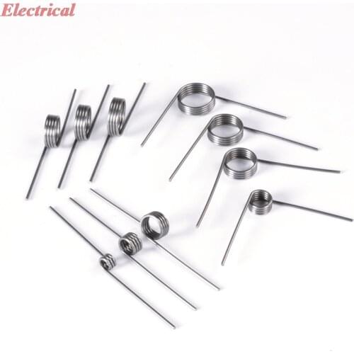V Type Spring 0.3-2.0 Wire Diameter Torsional Spring 2.5MM-13MM Outside Diameter (Wire Dia. x OD x Degree)