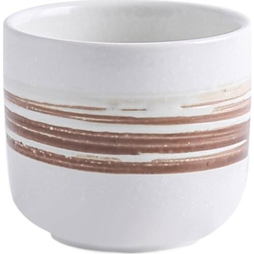 Vintage Water Mug Japanese Style Teacup Stoneware Ceramic Cuisine Drinkware Hand-painted Water Cup Home Decor