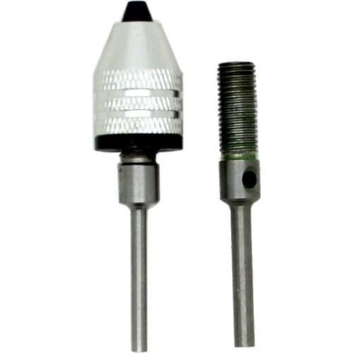 0.3-4mm Keyless Drill Chuck With 2.3&3mm Connecting Rods For Electric Grinder