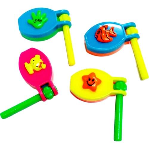 12 pcs Mini Clackers Clickers Birthday Party Favors Toys Pinata Bag Filler Loot Gag Prize Gift Noise Makers Clapper Clipper