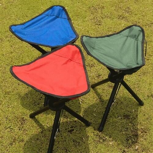 2021 Outdoor Portable Fishing Chairs Casting Folding Stool Triangle Fishing Foldable Chairs Convenient Fishing Accessories