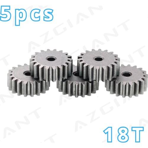 5pcs 18teeth gear 0.8M 18 teeth inner diameter 3 metallurgy iron metal motor gear