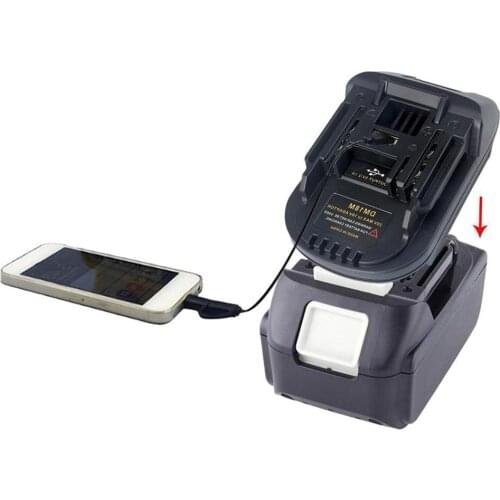 Dm18m Li-ion Battery Adapter Converter 18v For Dewalt Ni Cordless Power Tool Supply Replace Xrpmak Bl1830 Bl1840 Bl1850 Battery