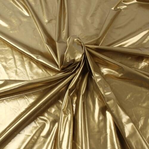 Mirror Faux Leather Glossy PU fabric 4 Way Stretch clothes shorts leggings sold by Yard