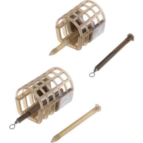 Fishing Quick Change Feeder Lure Bait Cage Feeder Fishing Trap Basket
