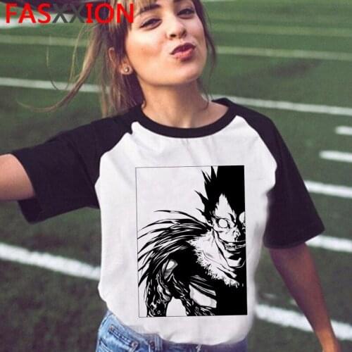 Death Note Shinigami Ryuk t shirt men aesthetic print ulzzang streetwear harajuku kawaii t shirt top tees