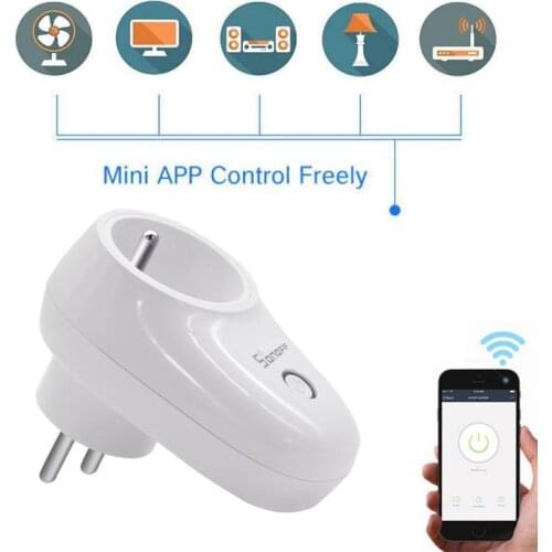 Itead SONOFF S26 Wifi Smart Plug Switch EU-E/EU-F/UK/AU/US/BR/IT/IL/CH/CN Timer Wall Power Socket E-WeLink Plugs Work With Alexa
