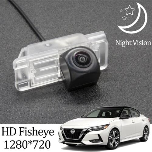 Owtosin HD 1280*720 Fisheye Rear View Camera For Nissan Sylphy/Sentra 2020 Car Vehicle Parking Accessories