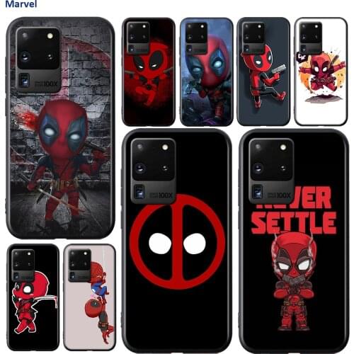 Deadpool Marvel Cartoon For Samsung Galaxy A01 A11 A22 A12 A21S A31 A41 A42 A51 A71 A32 A52 A72 A02S Soft Phone Case