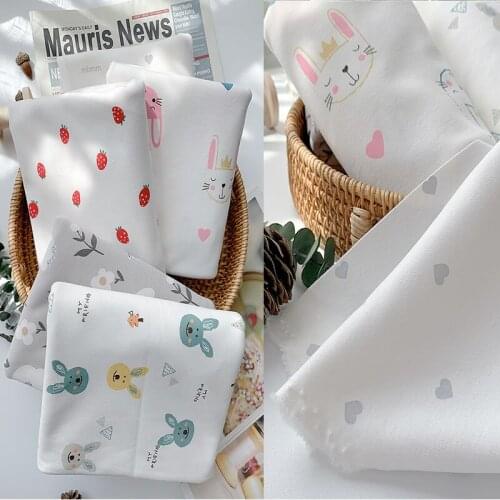 Textile bedding bed linen baby clothes DIY handmade work cloth 100% cotton printed fabric diy sewing fabric