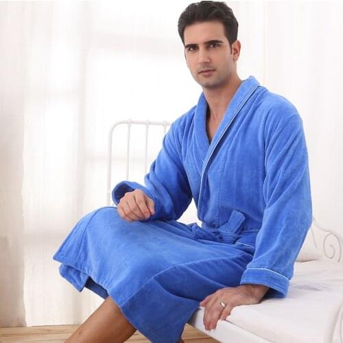 Towel Selections Turkish Cotton Robe Kimono Collar Terry Bathrobe Made in China