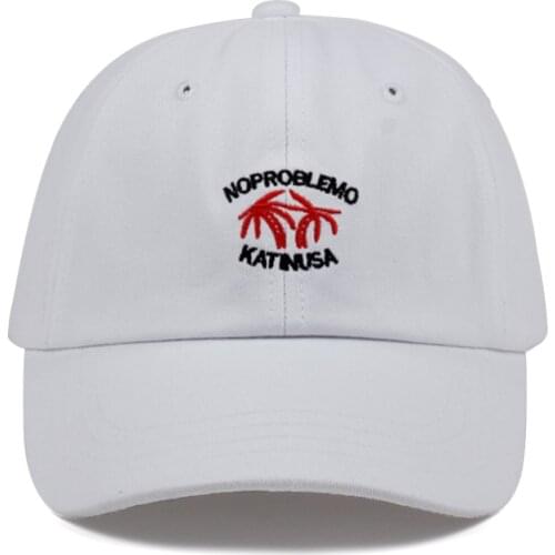 High quality new Brand Coconut Trees KATIN USA Baseball Cap NO PALMBLEMO Embroidery Men Women Dad Hat Cotton Bone Snapback Caps