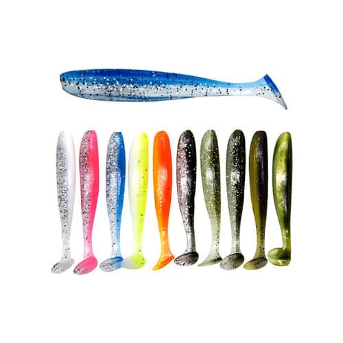 10pcs/Lot Soft T Tail Lures Silicone Bait 7cm 9cm Goods for Fishing Sea Fishing Bait Pva Swimbait Wobblers Artificial Tackle