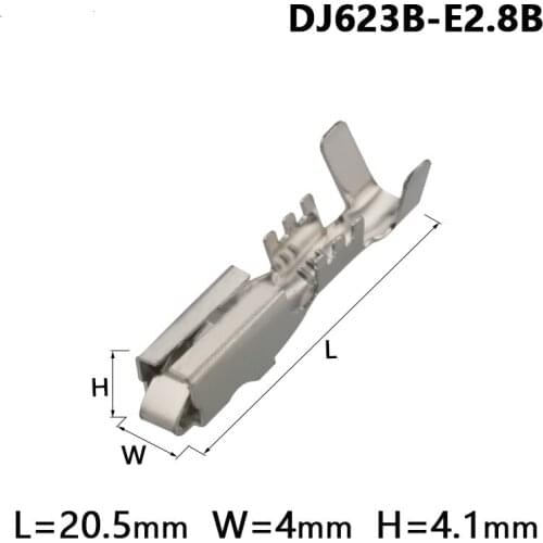 2000 pcs 2.8mm automotive wire terminal G535 crimp loose pins DJ623B-E2.8B