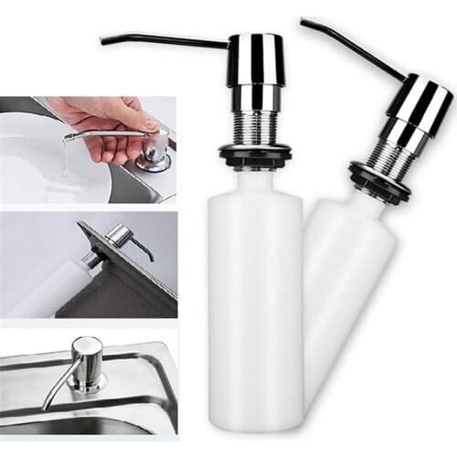 300ml Kitchen Soap Dispenser Sink Liquid Soap Bottle Bathroom Detergent Liquid Hand Wash Soap Dispenser Pumps