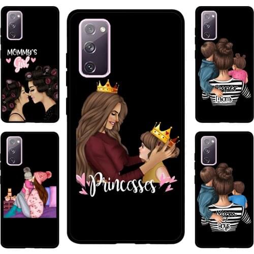 Super Dad Mom Baby Girl Twin For Samsung S20 FE S8 S9 S10 S10e S21 Case For Galaxy Note 20 Ultra Note 10 Plus Coque