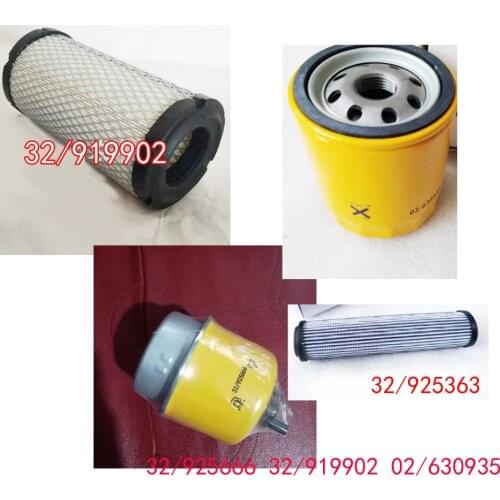 For JCB 8014, 8015, 8016, 8017, 8018 Filter Kit Air, Oil, Fuel, Hyd filter fit Perkins 403C11