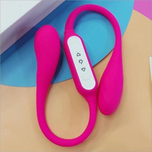 Double Headed Vibrator Lesbian Sex Toys for Women Two Ended Clitoris Stimulator Long Vibrators Anal Butt Plug Anus Dilator S0473