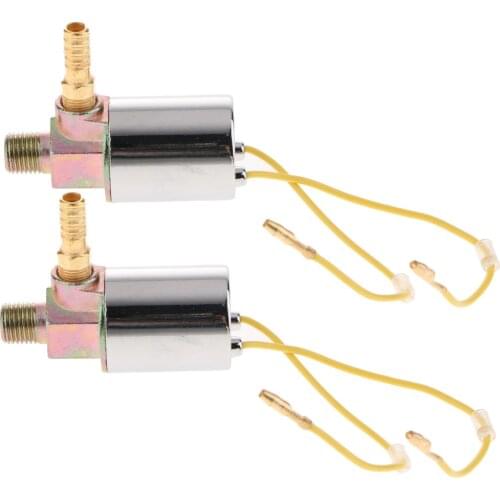 2pcs 1/4" Train Air Horn Electric Solenoid Valve Heavy Duty 12V DC
