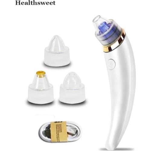 Healthsweet Electric Facial Skin Peeling Lifting Pore Cleanser Skin Vacuum Suction Blackhead Remover Acne Beauty Machine Massage