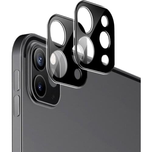 2Pcs Metal Tempered Film Tablet Lens Protectors for iPad Pro 11/12.9inch 2020 anti-dust scratch-resistant anti-fingerprint