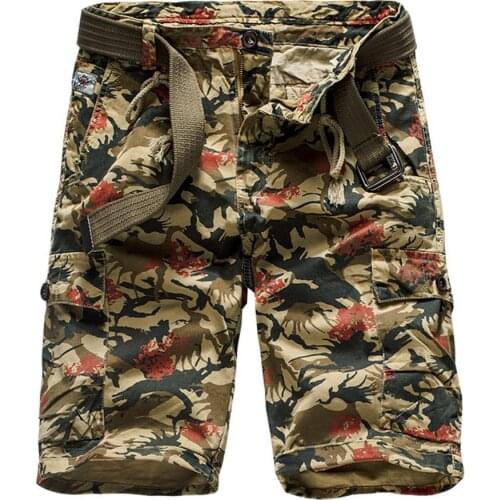 Mens Classic Casual Tooling Shorts Summer Outdoor Camouflage Multi-Purpose High-Quality Shorts