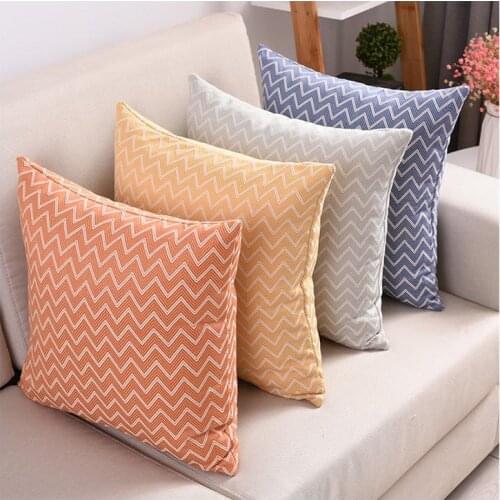 Cushion Cover Home Decorative Sofa Simple Throw Pillow Case Polyester Living Room45*45cm