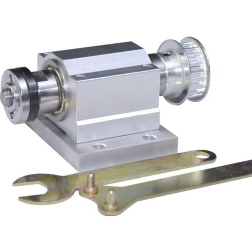 Unpowered cutting table saw spindle, M10 thread, 16 and 20mm saw blades with inner hole can be installed