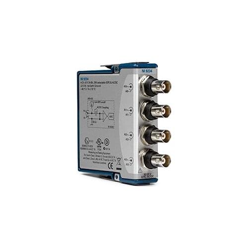 NI-9233 Dynamic Signal Acquisition Equipment 24-Bit 779365-01 Synchronous Sampling Analog Input Color Is Good