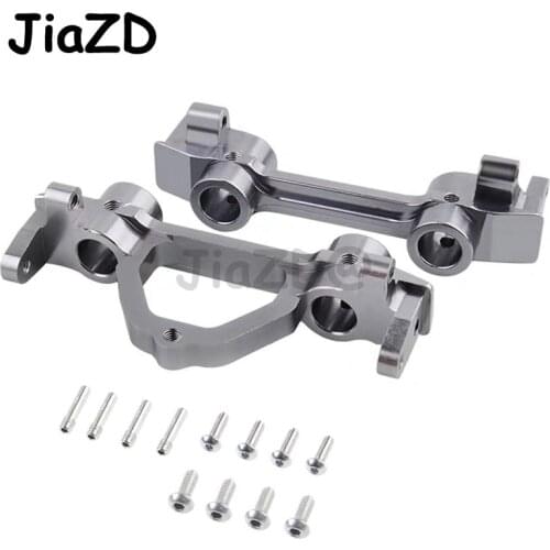 Aluminum Alloy Silver Front Rear Bumper Mount for 1/10 RC Crawler Axial SCX10 Upgrade Parts RC Car Accessories Y09