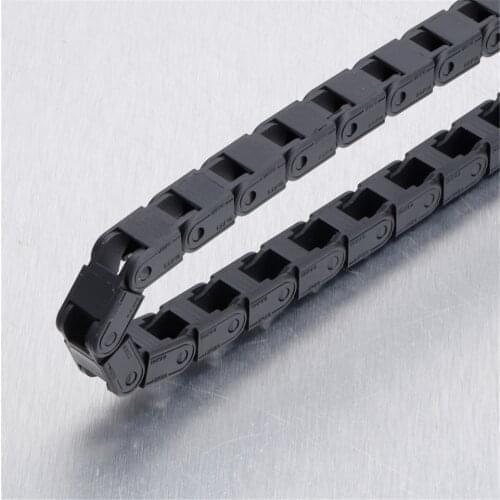R15 7x7mm Bridge Type Non-Opening Plastic Cable Drag Chains Wire Carrier With End Connectors For CNC 3D Printer Router Machine