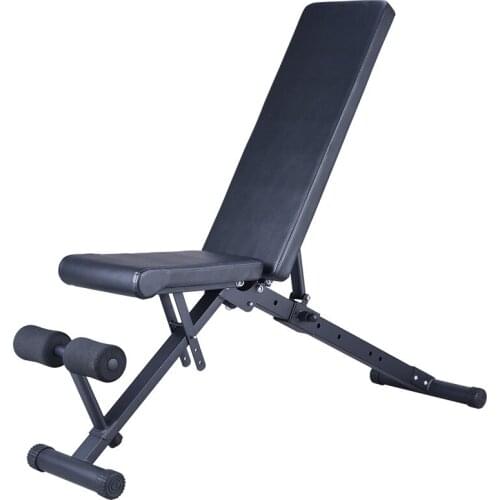 Adjustable Sit Up Bench Foldable Dumbbell Bench Home Gym Fitness Workout AB Abdominal Bench Weightlifting Sit Up Bench