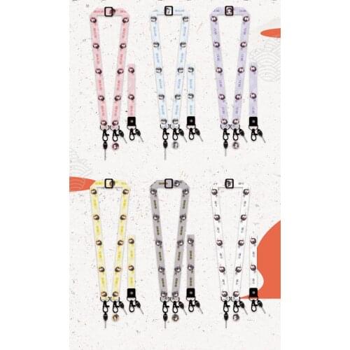 Unisex Anime Mo Dao Zu Shi Neck Strap Lanyards for keys ID Card Gym Mobile Phone Straps badge holder Hang Rope Lariat Lanyard