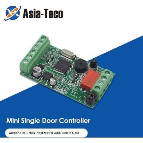 Sboard Mini Single Door Controller Wiegand 26~37 Bits Output 1000 users user data can be transferred