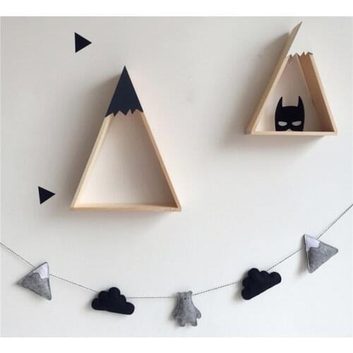 Nordic Felt Cloud Garland Banner Kids Room Nursery Hanging Wall Decor Party Christmas Best Gifts Baby Shower Bunting Ornament