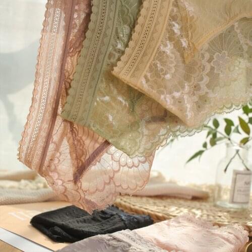 Knickers Sexy Lace Panties Ultra Thin Underwear Womens Underpants Soft Lingerie Sexy Lace Panties Lady Sleepwear
