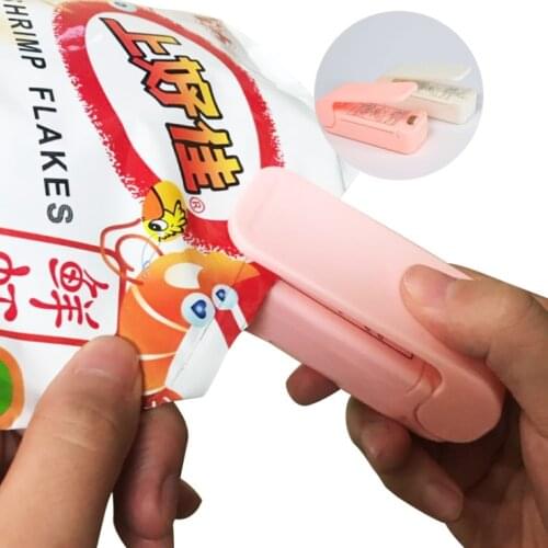 UANME Mini Handheld Holder Electric Heating Snack Sealing Machine Machine Sealed Packaging Plastic Bag Sealed Food Bag