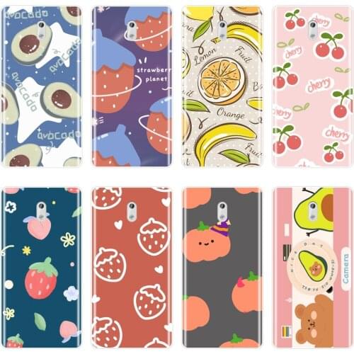 Back Cover For Nokia X71 X6 7 Plus Nokia2 Nokia3 Nokia5 Nokia6 Silicone Cute Avocado Phone Case For Nokia 9 8 6 5 3 2 1 Plus