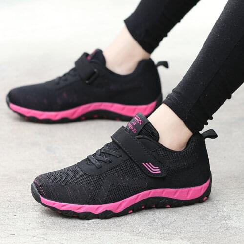 Shoes woman 2021 new spring flying women sneakers hook&loop women shoes tenis feminino light flat bottom ladies shoes