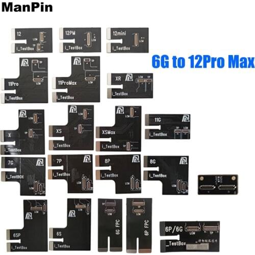 DL S200 LCD Tester Flex Cable For iPhone 12 Po Max Mini 11Pro XS XR X 8 7 6S 6 Plus Ambient Light Sensor True Tone 3D Touch Test