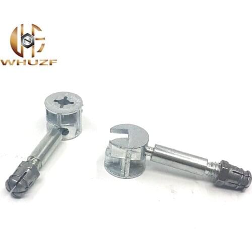 10pcs Furniture three in one connector bed wardrobe panel assembly hardware fittings screw nut eccentricity wheel Nut Bolt Sets