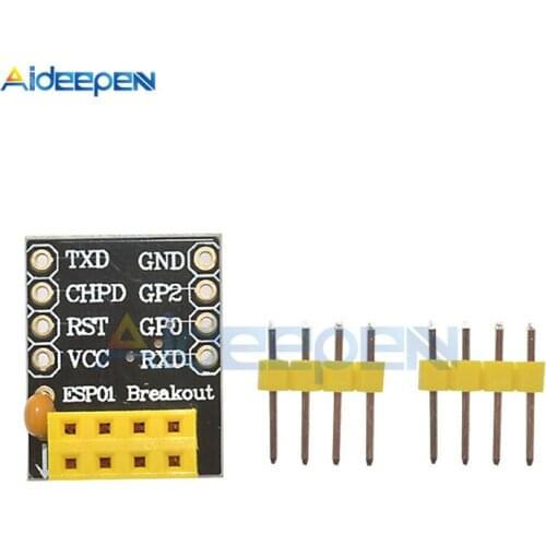 5Pcs ESP8266 ESP-01 ESP-01S Breadboard Adapter PCB For Serial Wifi Transceiver Network Module