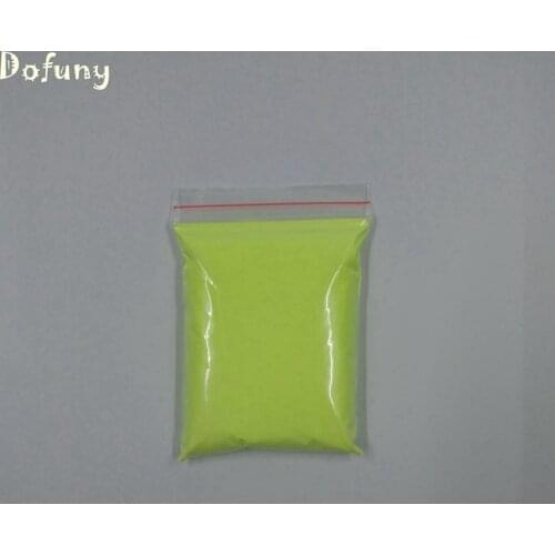 50g/lot Shiny Lemon yellow Color Phosphor Luminous Powder DIY Photoluminescent Dust,Glow in Dark Pigment Coating