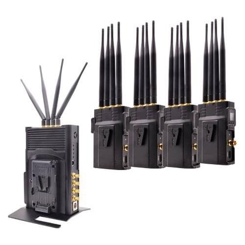 Long Rang 5GHz 1080P 4TX to 1RX HD Wireless Transmissio System with Tally STW5004