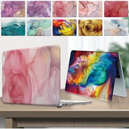 Laptop Case for Apple Macbook Air 13" A1932 Touch ID/Pro 13" A1706 A1989/Pro 16" A2141 Anti-drop Watercolor Hard Computer Case