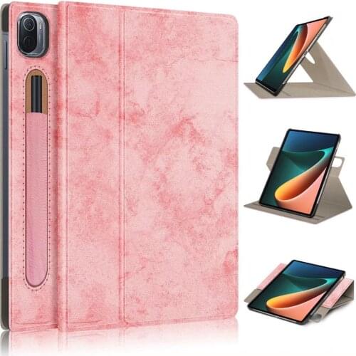 Auto Sleep Case For Xiaomi MiPad 5 /Mi Pad 5 Pro 11" 2021 Tablet Cove Rotating Multi-Angle Stand Protector Case With Pen Holder
