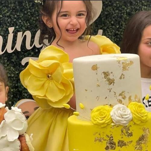 Kids Dresses For Girls Evening Party Dress Elegant Girls Princess Dress Flowers Girl Wedding Dress 2019 Summer Children Clothing