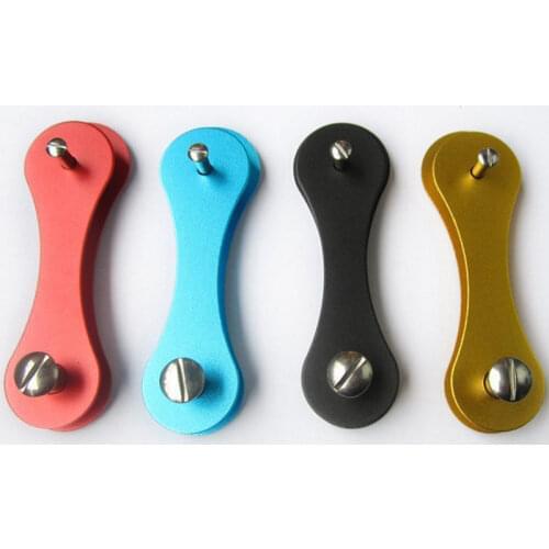 EDC Aluminum Hard Oxide Pocket Key Holder Clip Organizer Folder Keychain Outdoor Travel Kits Mini Tool